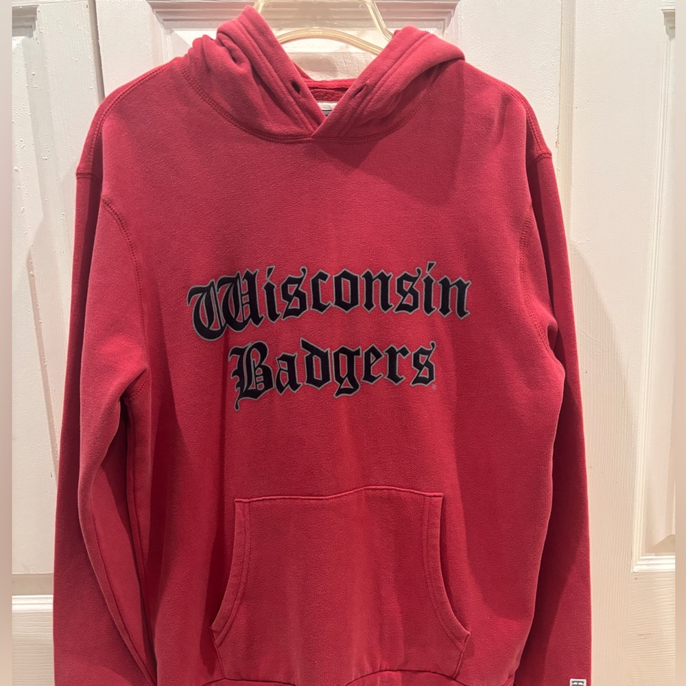 Red Wisconsin Badgers Hoodie